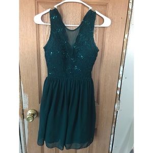 Green Homecoming Dress